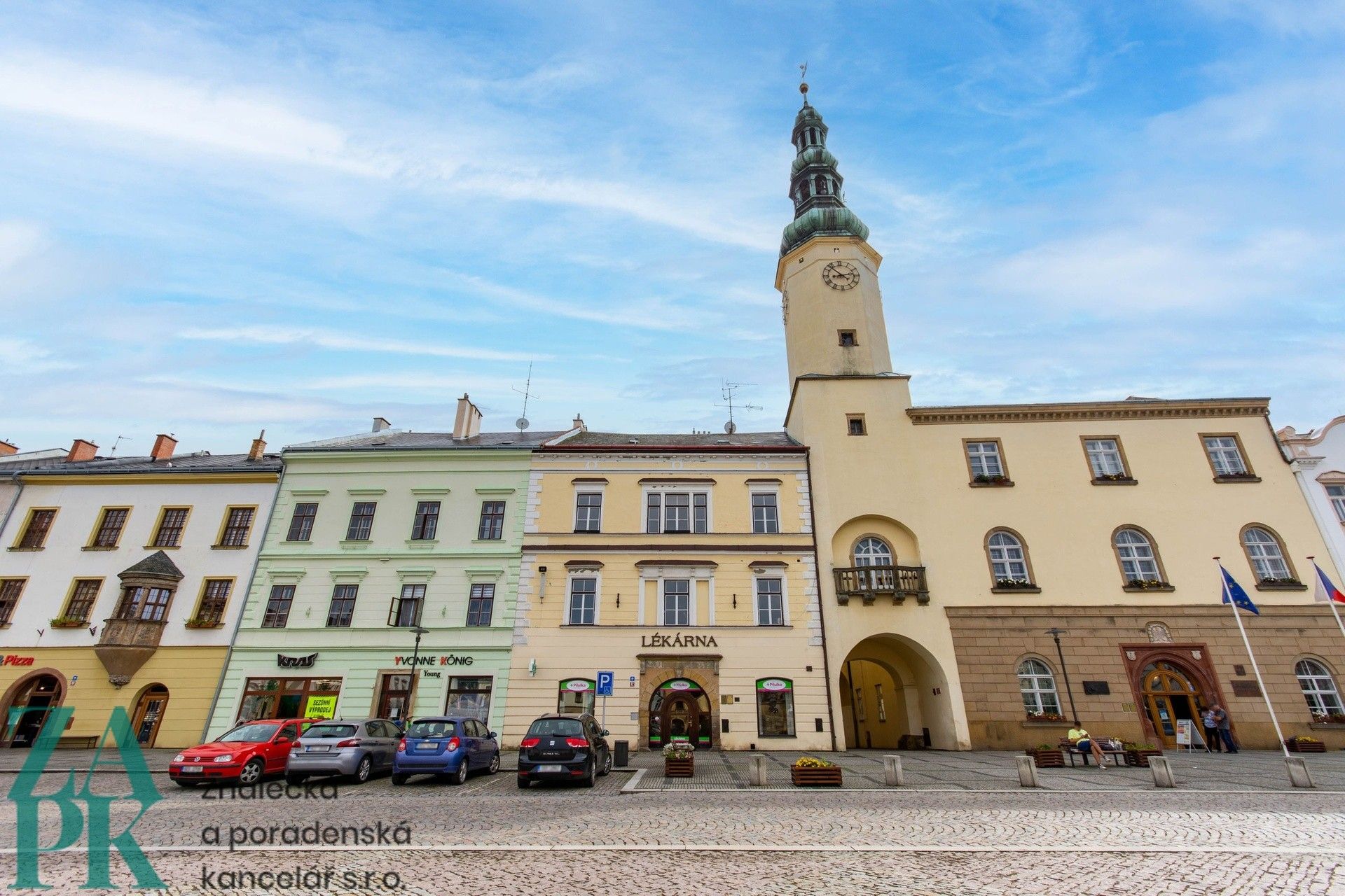 Činžovní domy, nám. T. G. Masaryka, Moravská Třebová, 1 394 m²