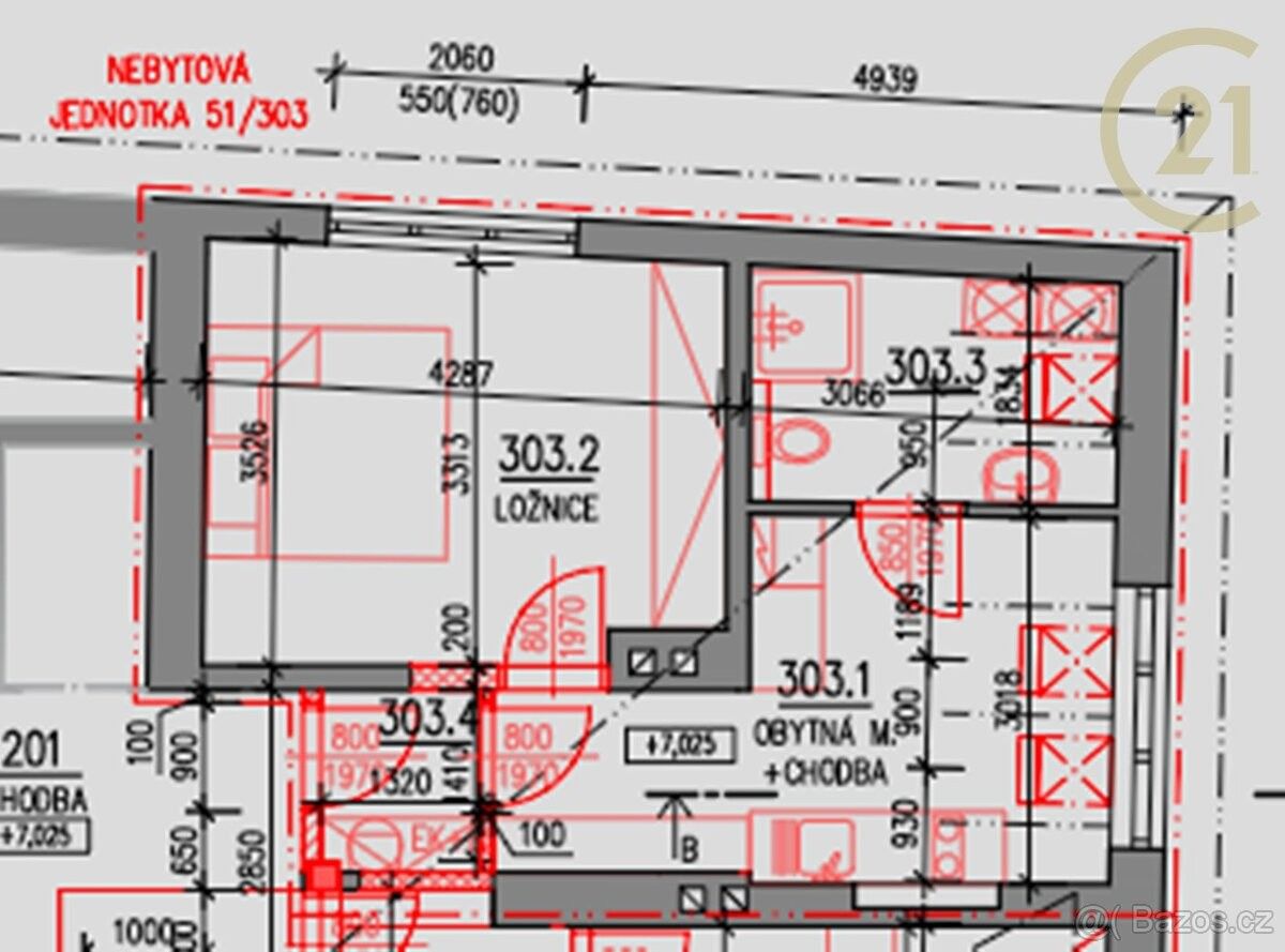 Prodej byt 1+1 - Jenišovice u Jablonce nad Nisou, 468 33, 35 m²