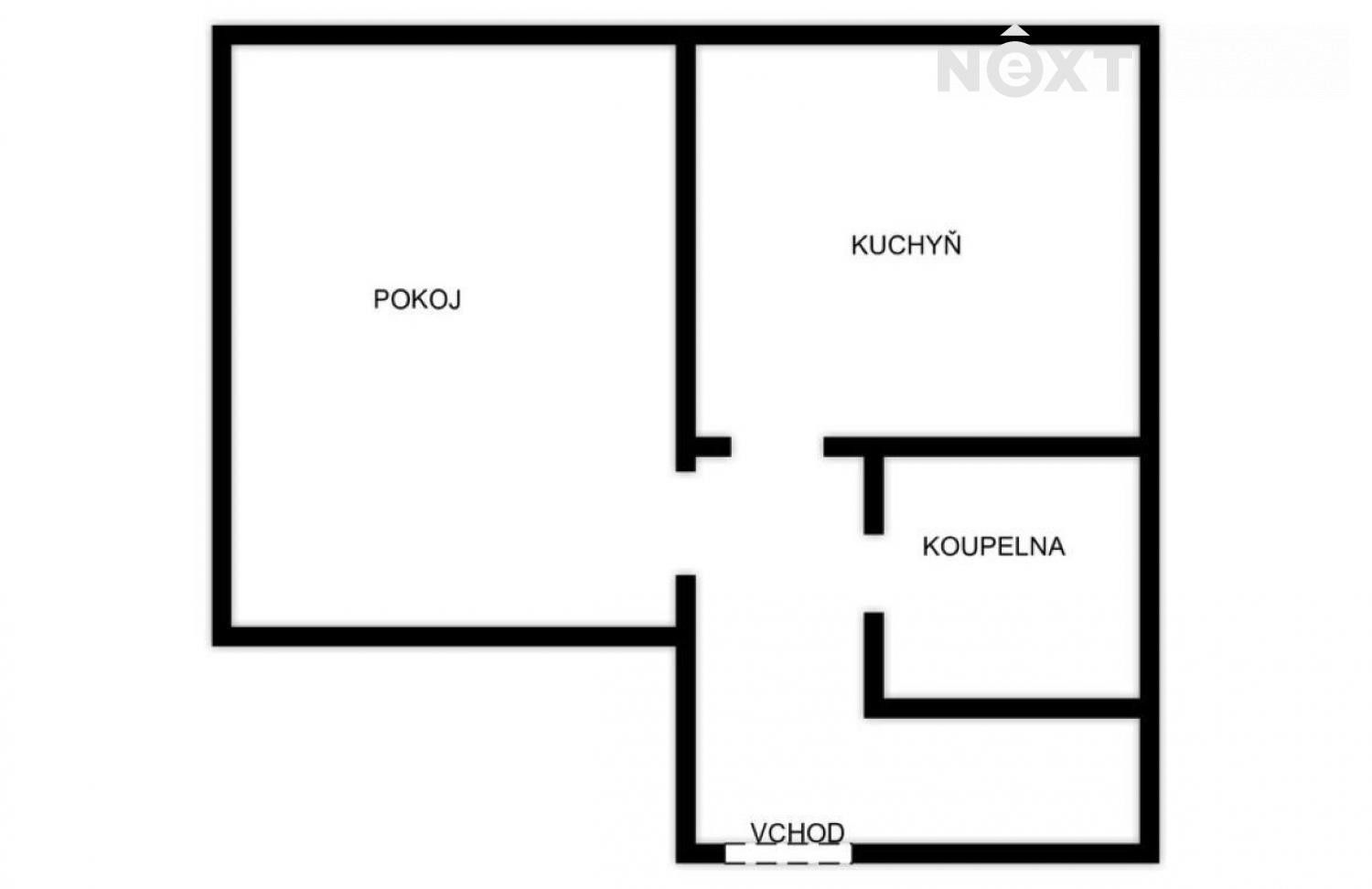 Pronájem byt 1+1 - Jana Buchara, Jilemnice, 38 m²