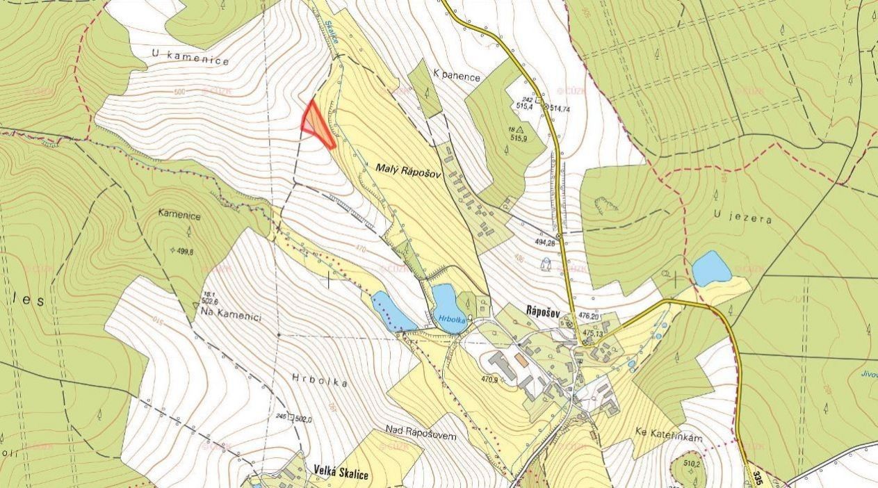 Prodej zemědělský pozemek - Zbraslavice