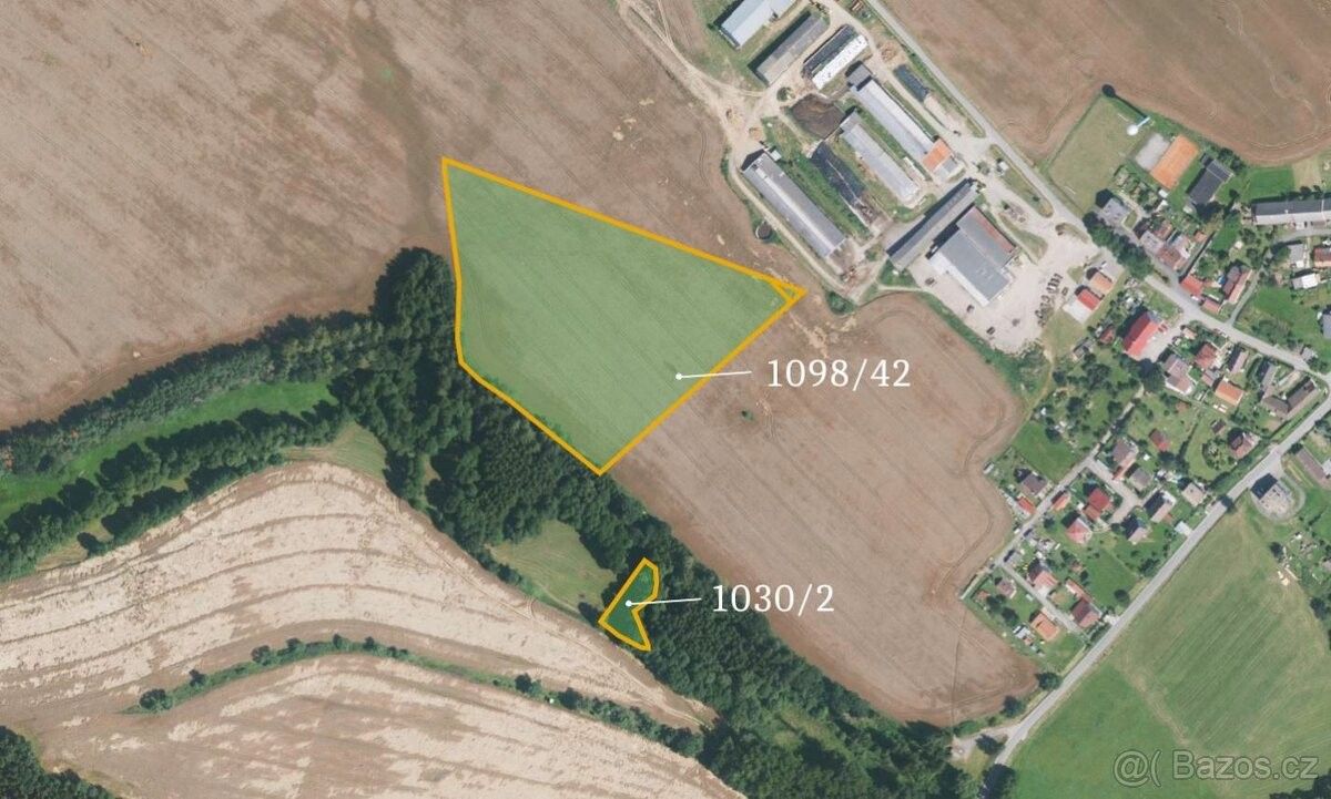 Zemědělské pozemky, Mladá Vožice, 391 43, 27 816 m²