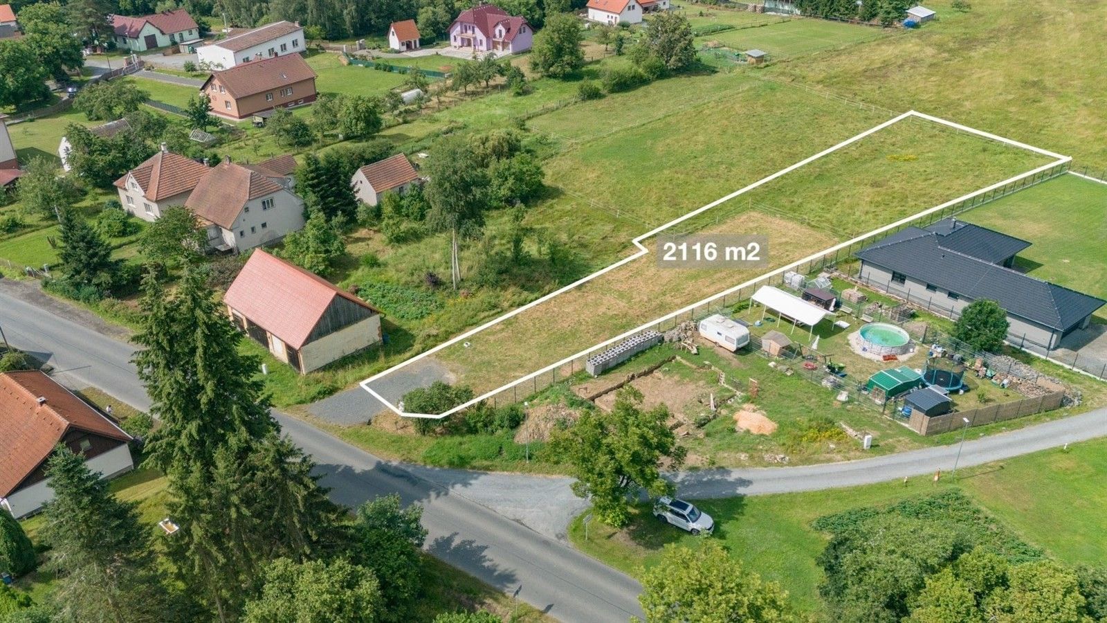 Pozemky pro bydlení, Horšice, 2 116 m²