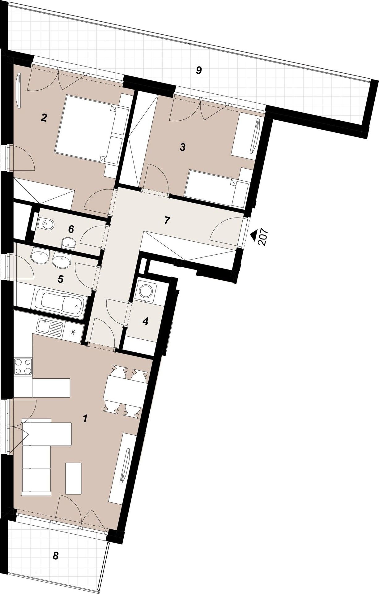 Prodej byt 3+kk - Štichova, Praha, 72 m²