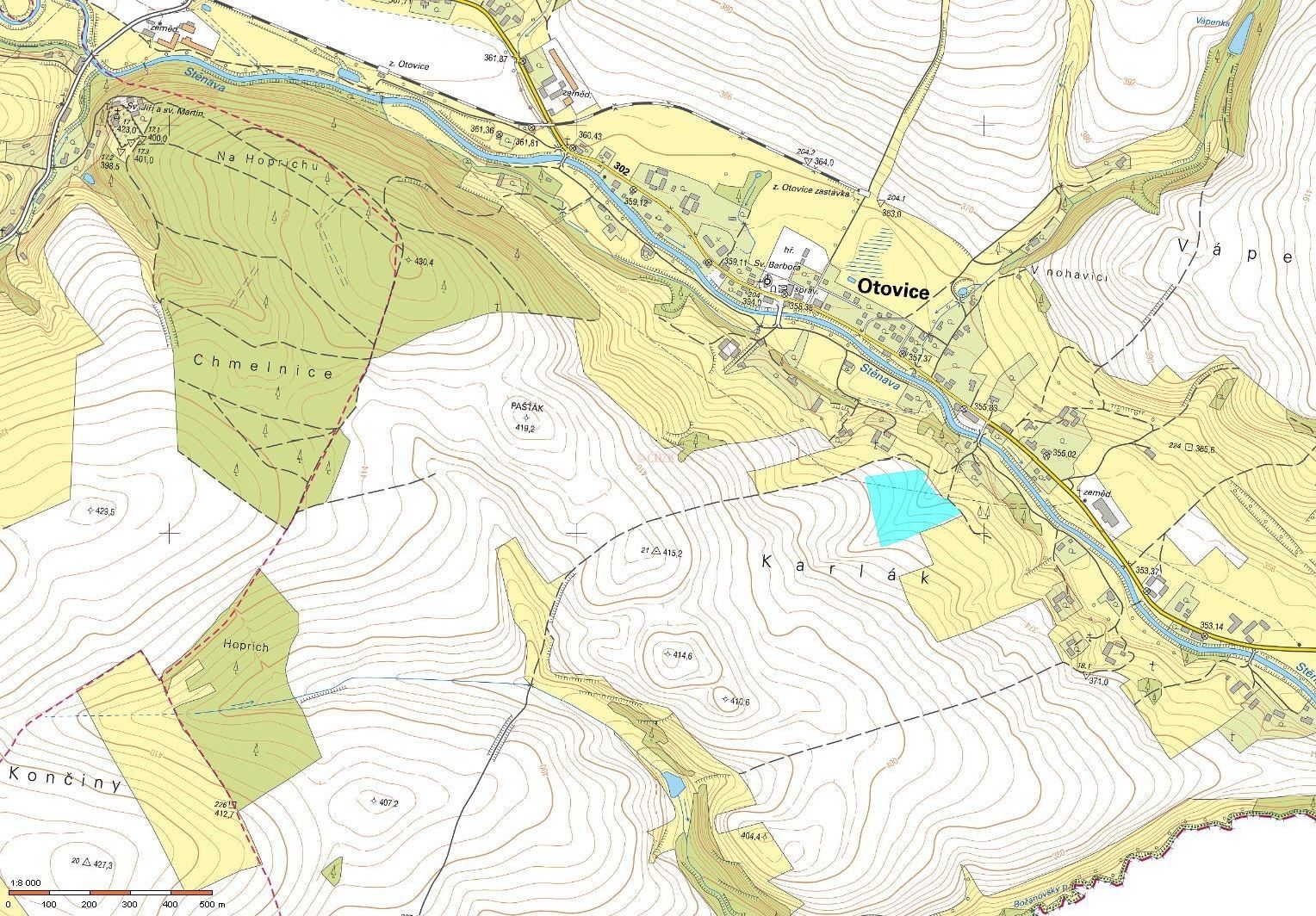 Prodej zemědělský pozemek - Otovice, 26 263 m²