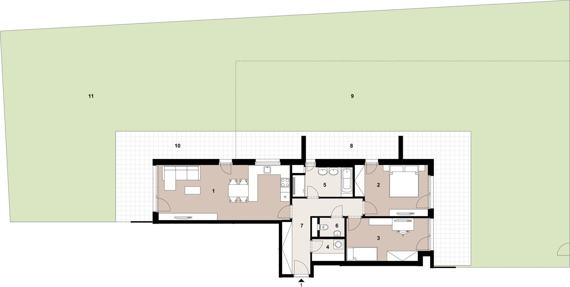 Prodej byt 3+kk - Bešťákova,Střížkov,Praha, 84 m²