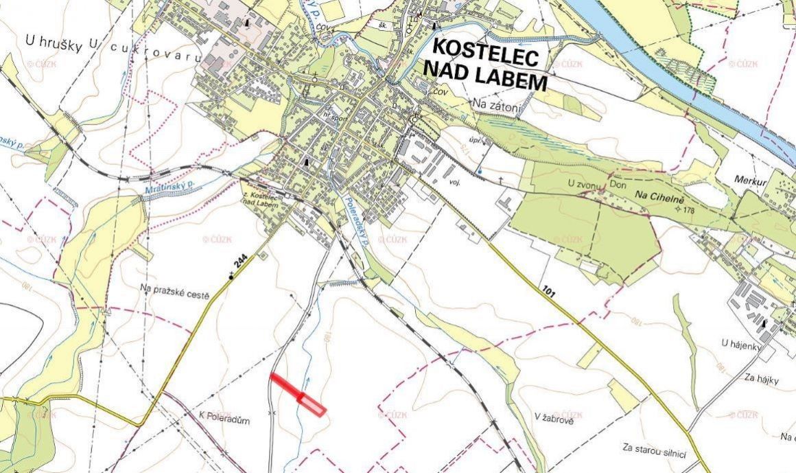 Prodej zemědělský pozemek - Kostelec nad Labem, 13 919 m²