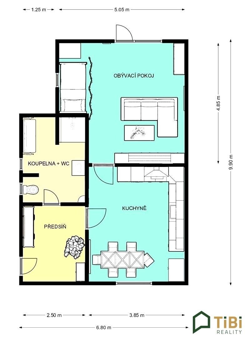 Prodej rodinný dům - Brťov u Velkých Opatovic, Velké Opatovice, 56 m²