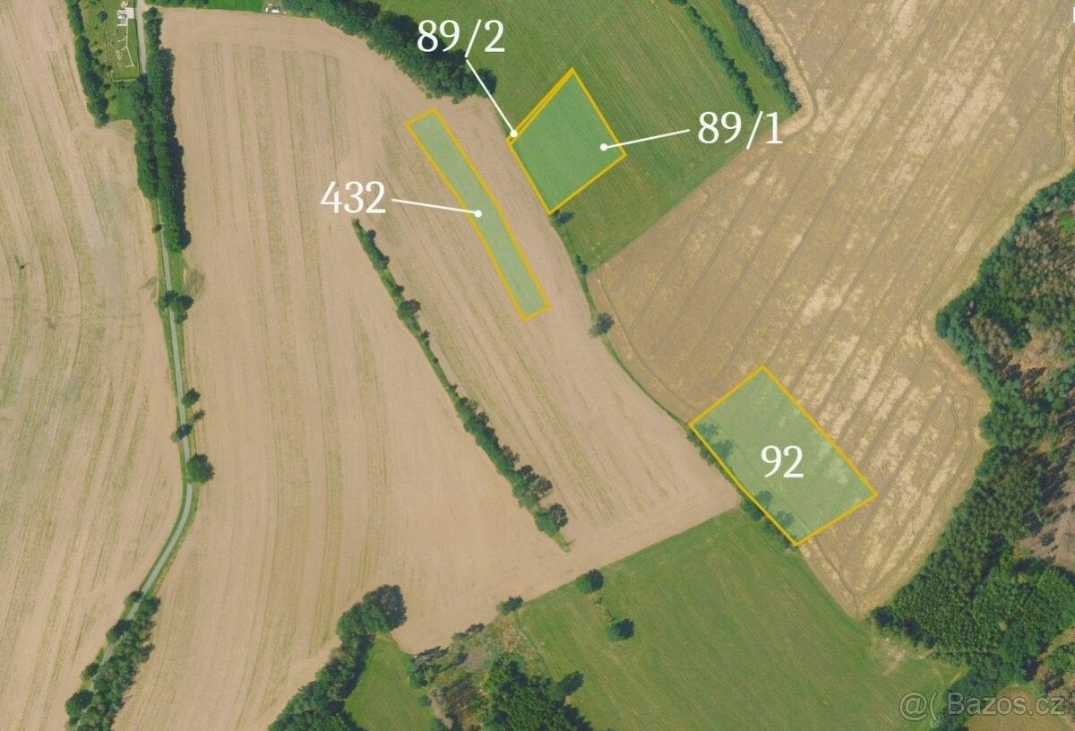 Zemědělské pozemky, Humpolec, 396 01, 15 135 m²