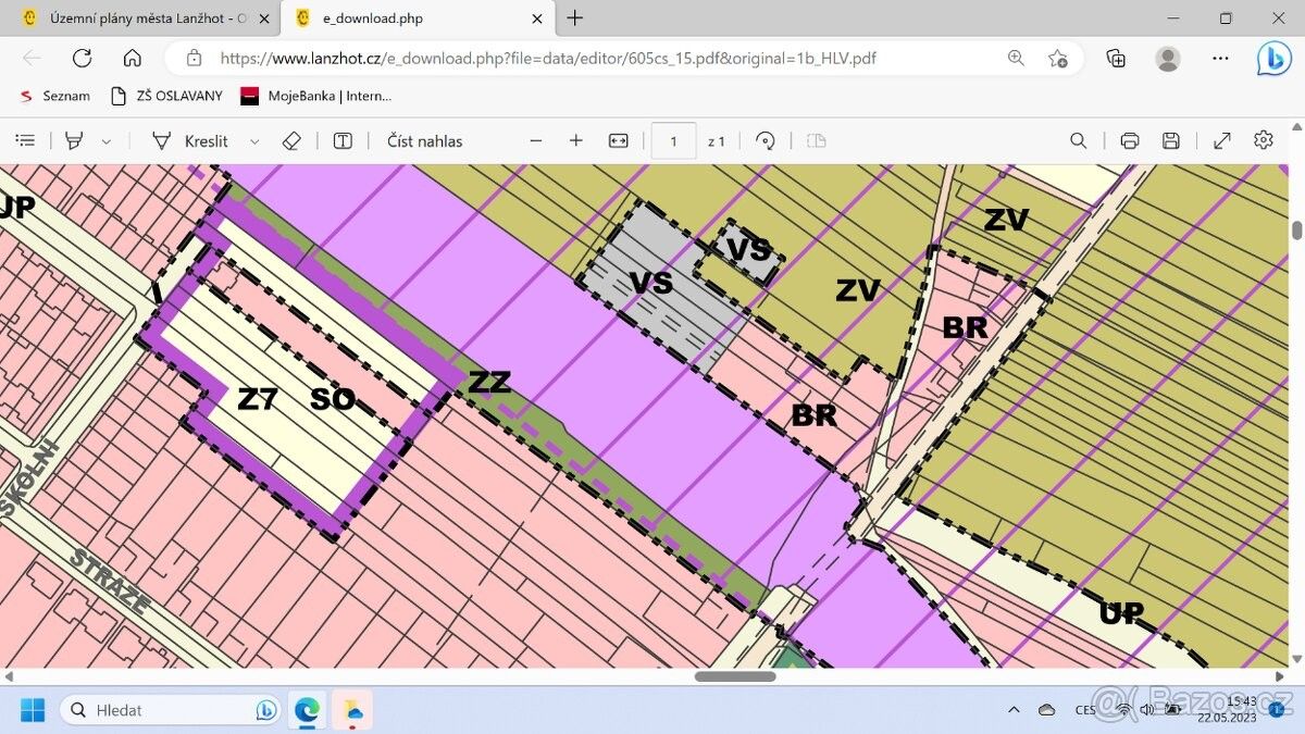 Pozemky pro bydlení, Lanžhot, 691 51, 2 237 m²