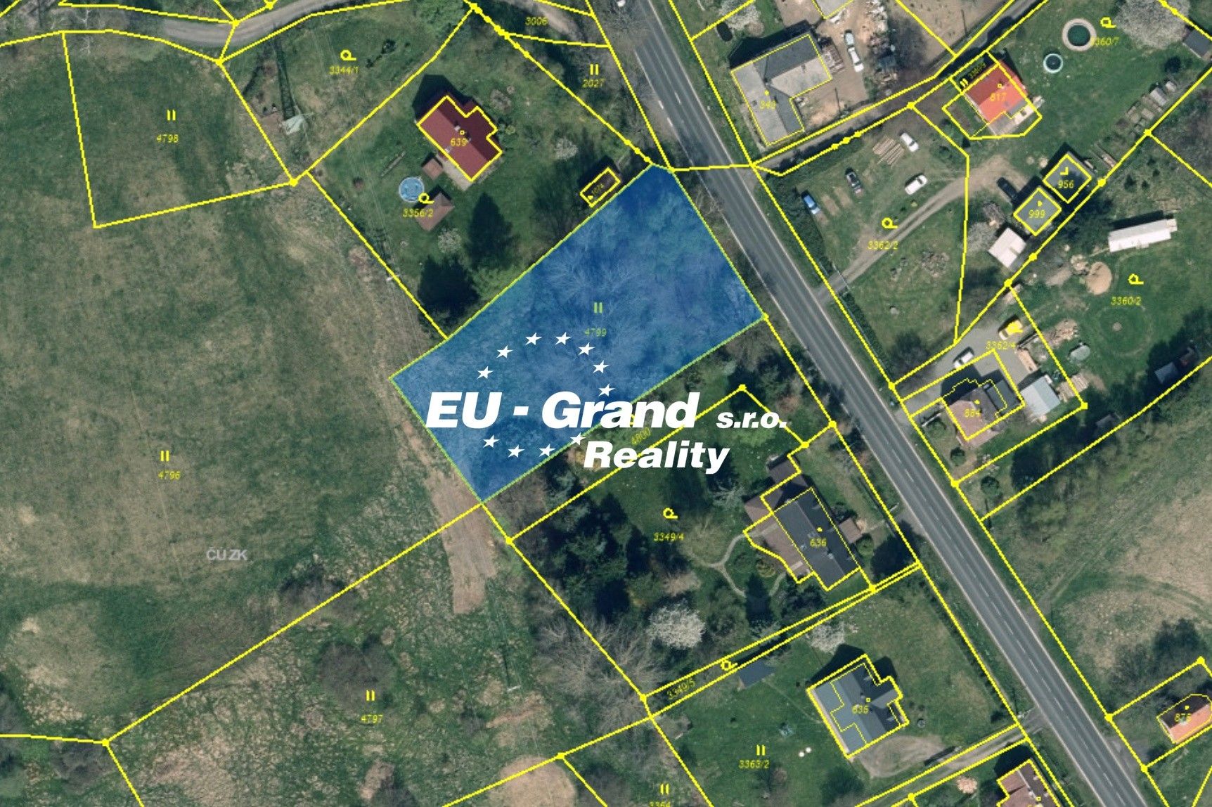 Pozemky pro bydlení, Staré Křečany, 2 142 m²