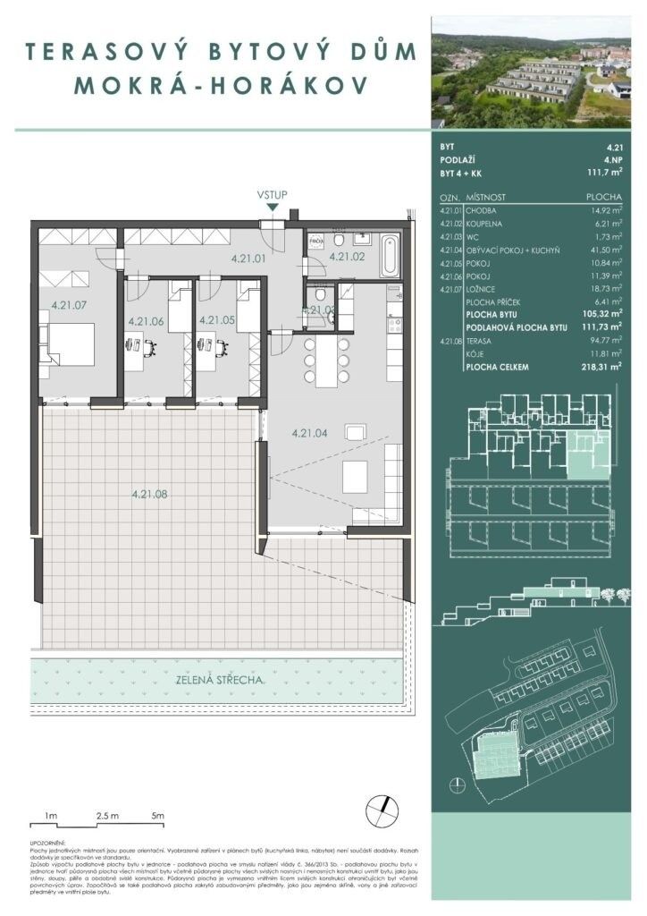 4+kk, Mokrá, 664 04, 112 m²