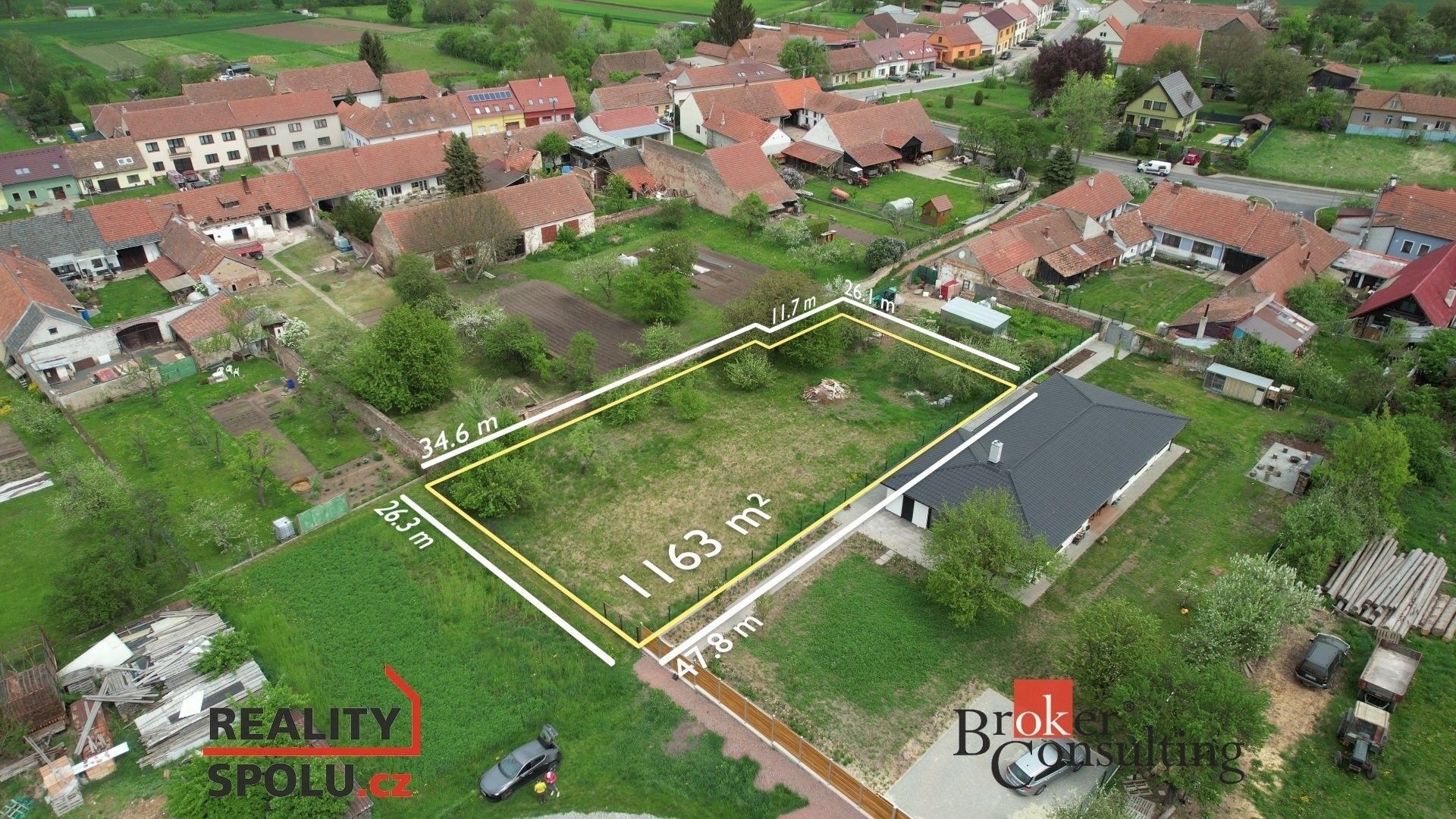 Pozemky pro bydlení, Malhostovice, 1 163 m²