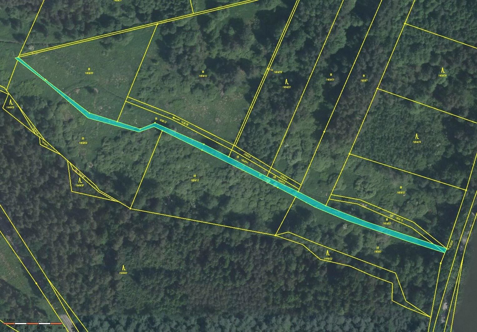 Louky, Těšínov, Petříkov, 1 557 m²