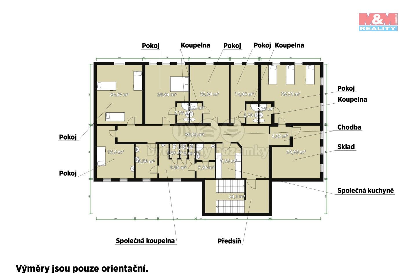 Pronájem ubytovací zařízení - Břasy, 290 m²