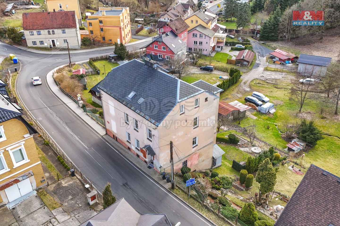 Činžovní domy, Kraslická, Luby, 590 m²