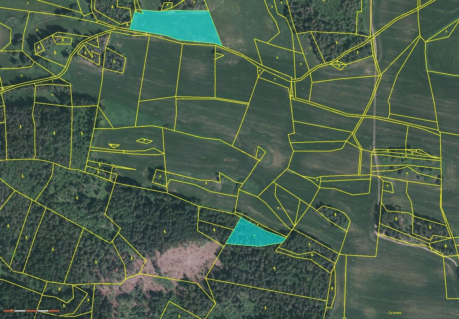 Zemědělské pozemky, Nahošín, Doubravice, 14 046 m²