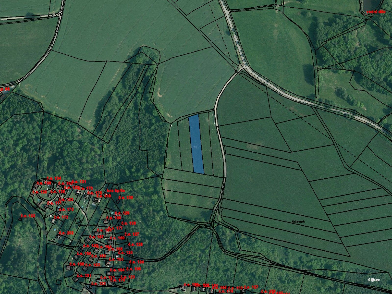 Prodej zemědělský pozemek - Střížov, 975 m²