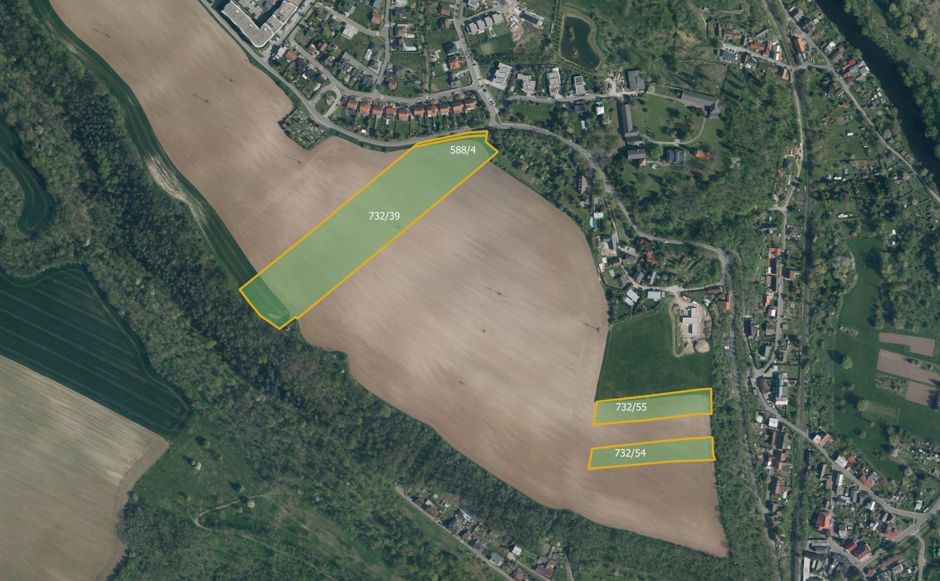 Zemědělské pozemky, Podlázky, Mladá Boleslav