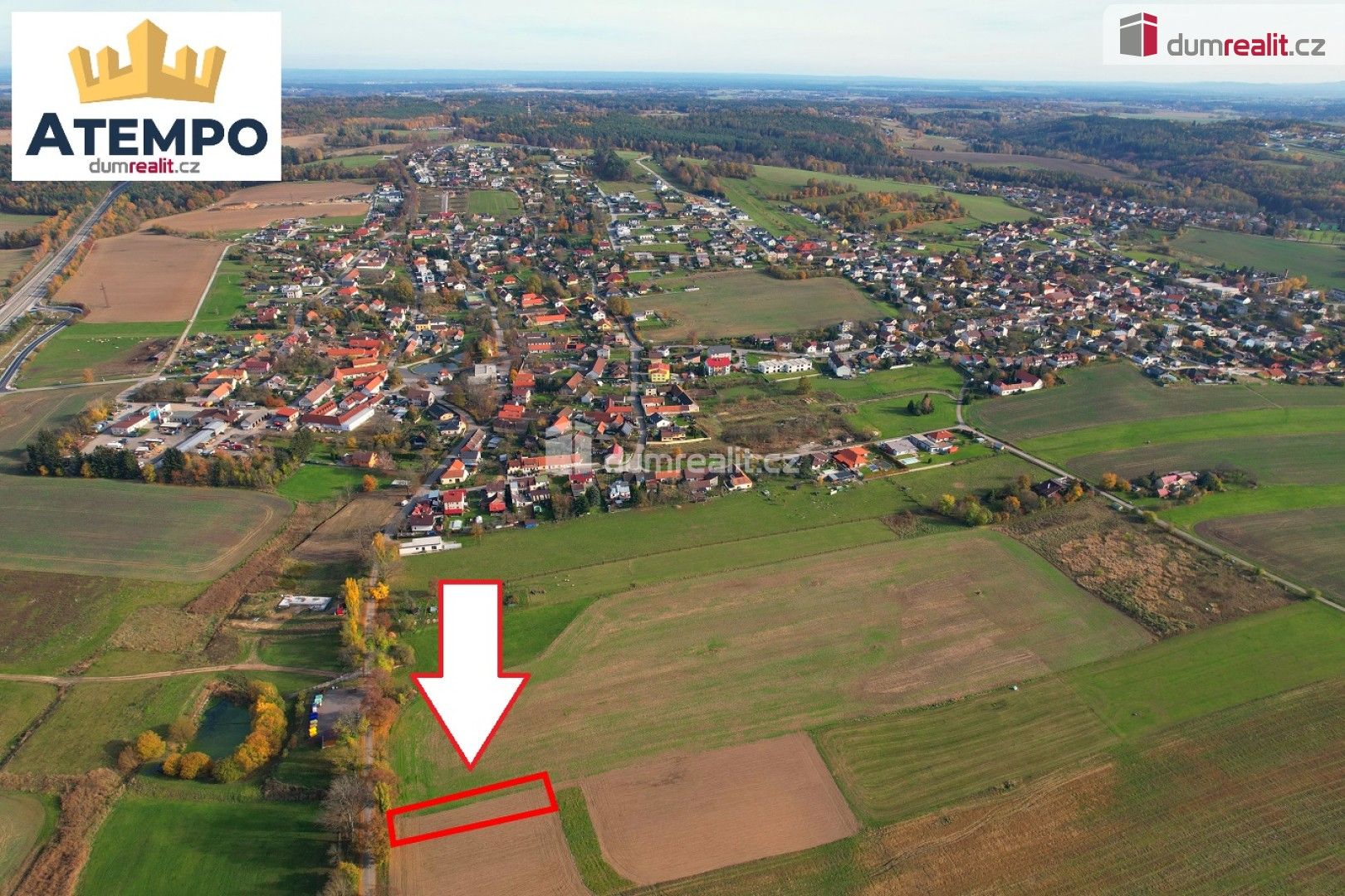 Prodej pozemek pro bydlení - Hůry, 1 045 m²