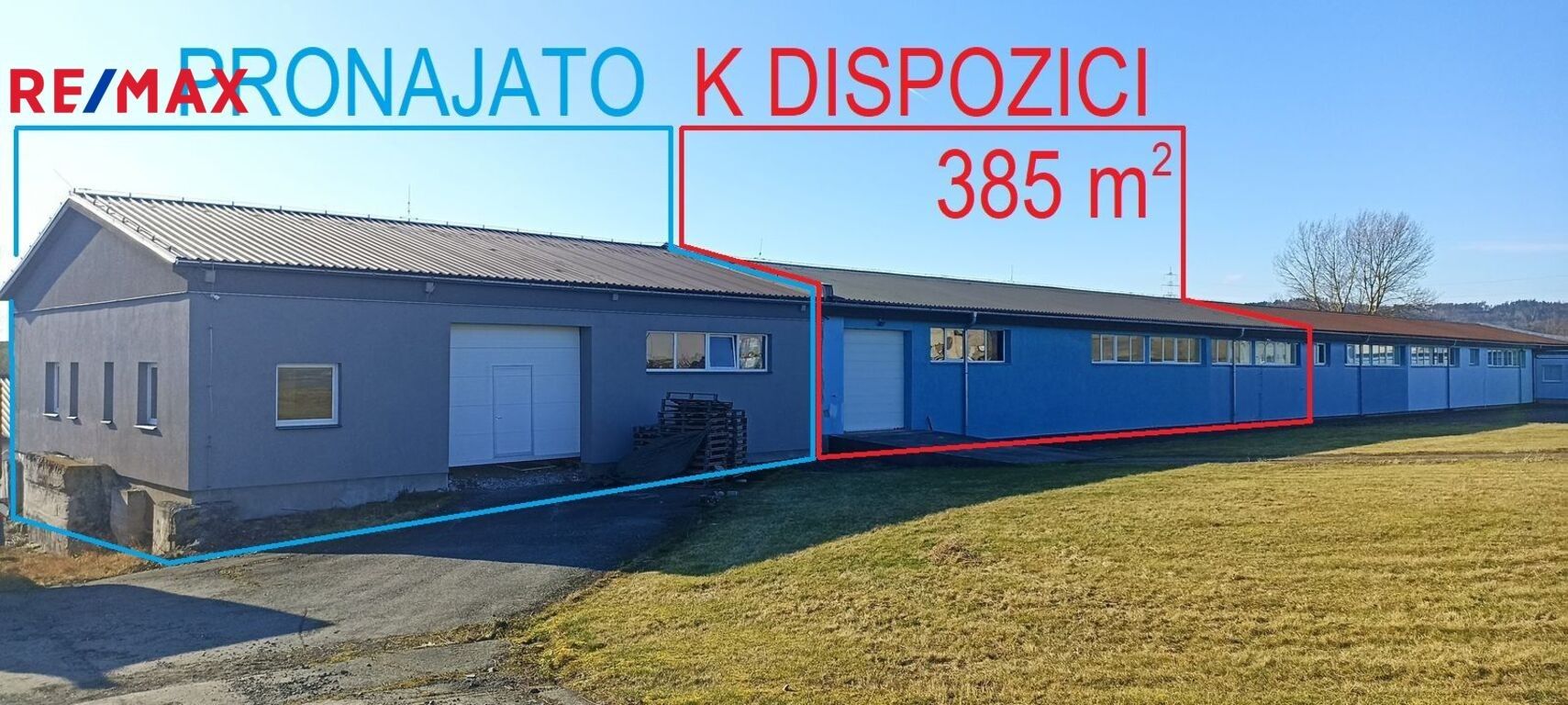 Výrobní prostory, Bělotín, 385 m²