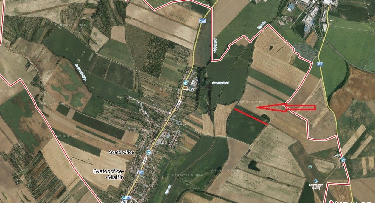 Prodej zemědělský pozemek - Svatobořice, Svatobořice-Mistřín