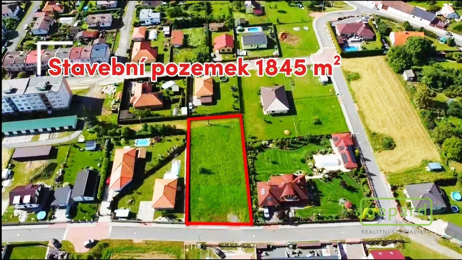 Pozemky pro bydlení, Kožlany, 1 845 m²