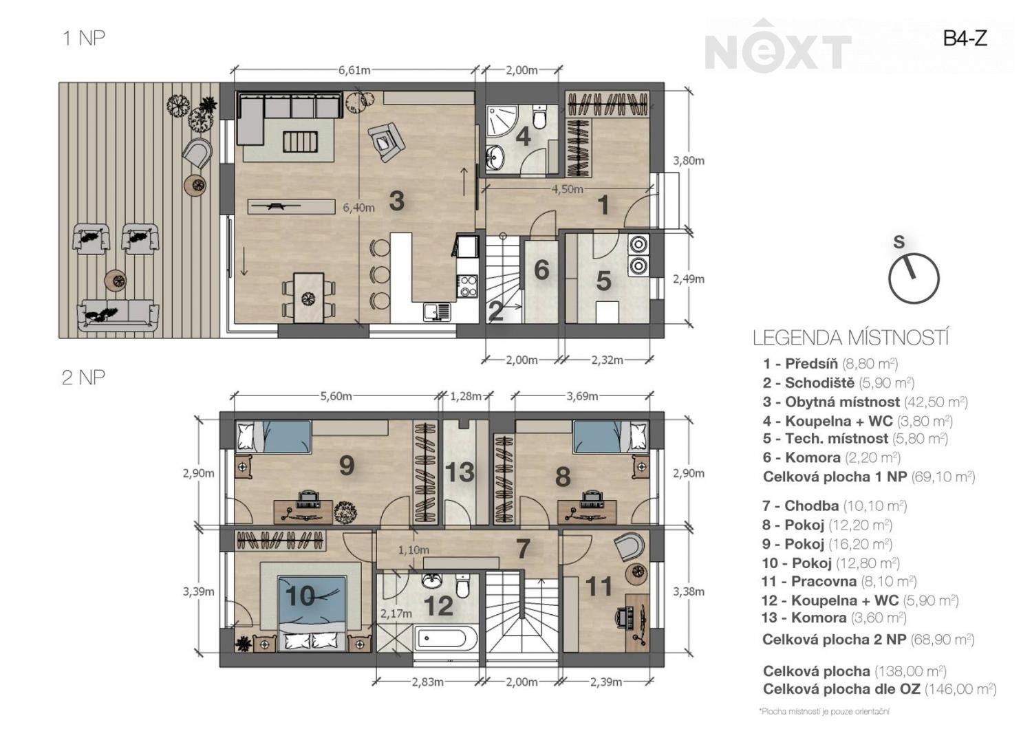 Prodej rodinný dům - V zahrádkách, Ohrobec, 178 m²