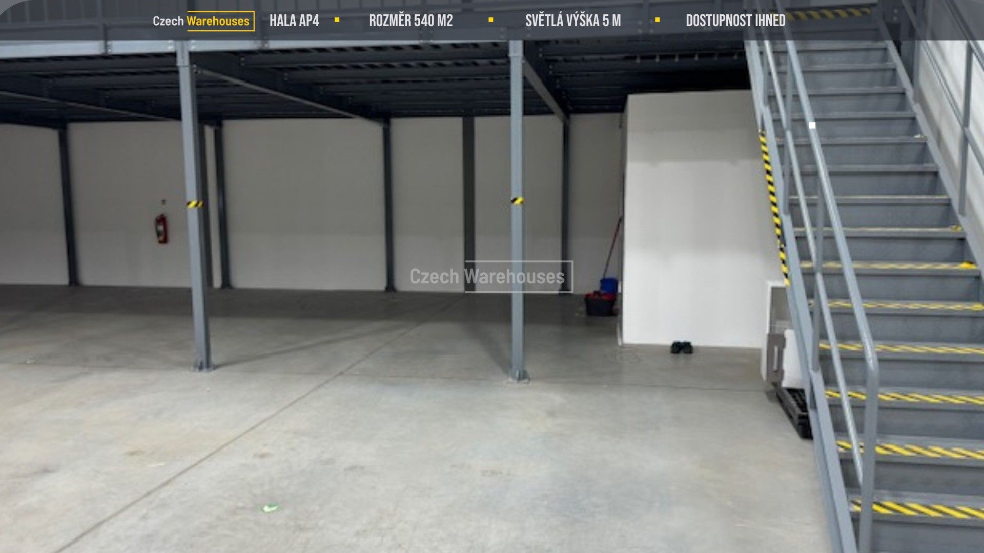 Pronájem sklad - Zápy, 540 m²