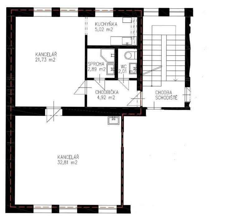 Kanceláře, Ostrava, 703 00, 70 m²