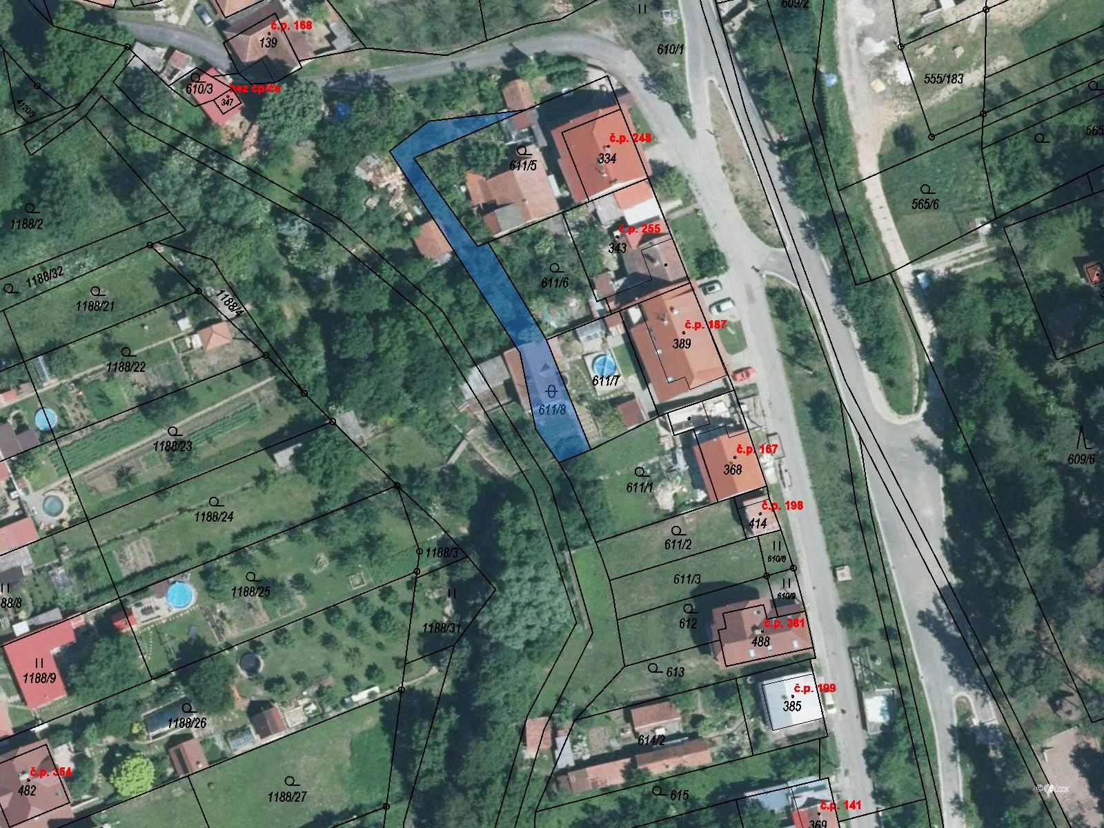 Prodej pozemek - Boršice u Blatnice, 426 m²