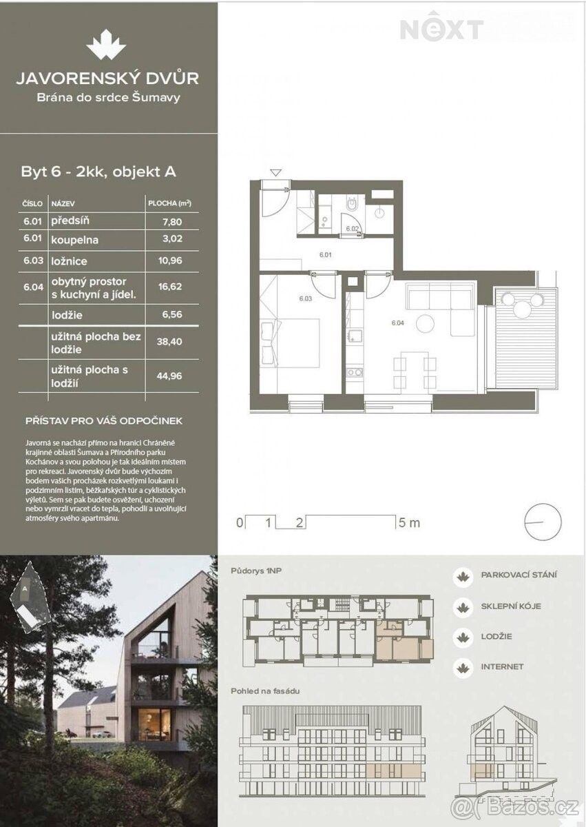 Prodej byt 2+kk - Klatovy, 339 01, 44 m²