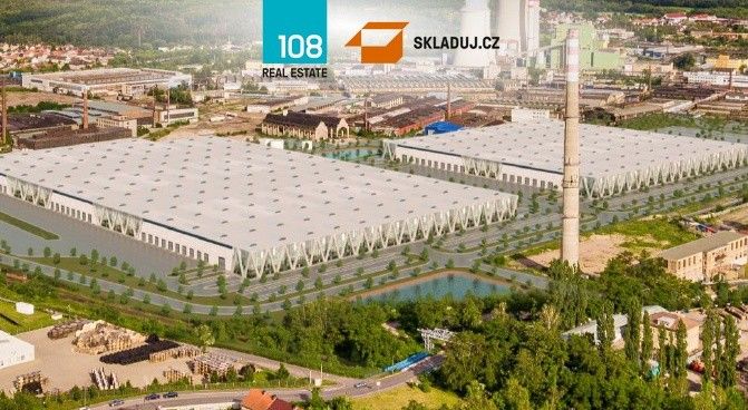 Sklady, Švermov, Kladno, 55 629 m²