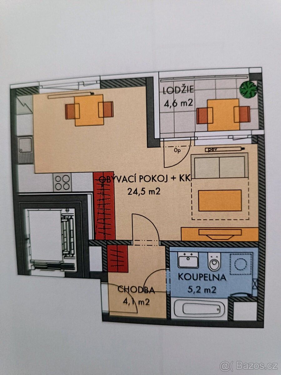 1+kk, Praha, 150 00, 39 m²