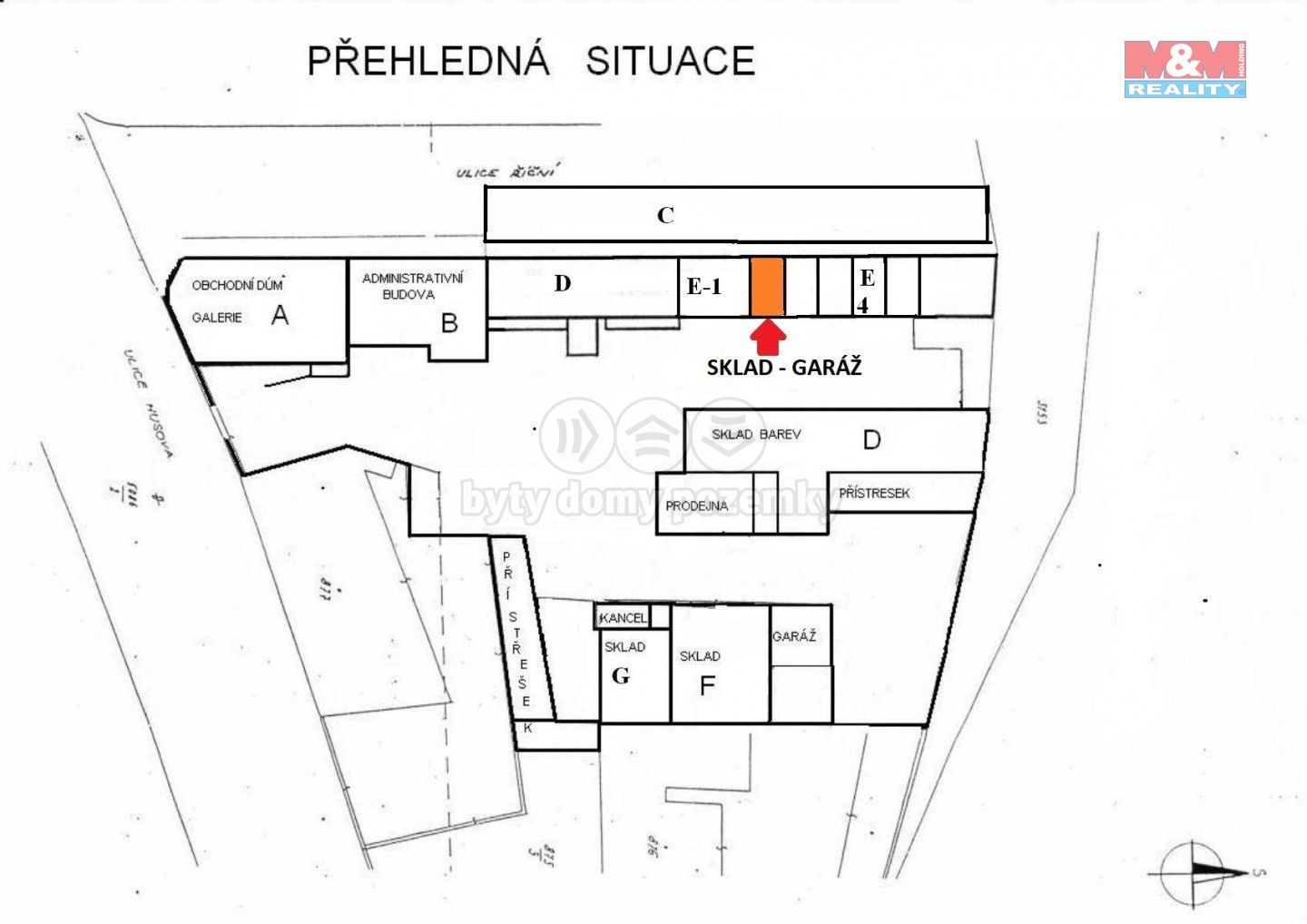 Pronájem sklad - Říční, Louny, 25 m²