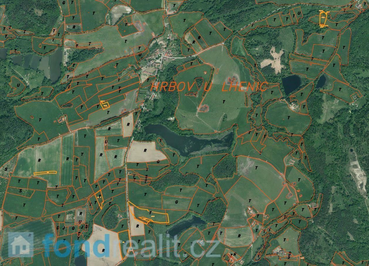 Zemědělské pozemky, Hrbov, Lhenice, 55 481 m²