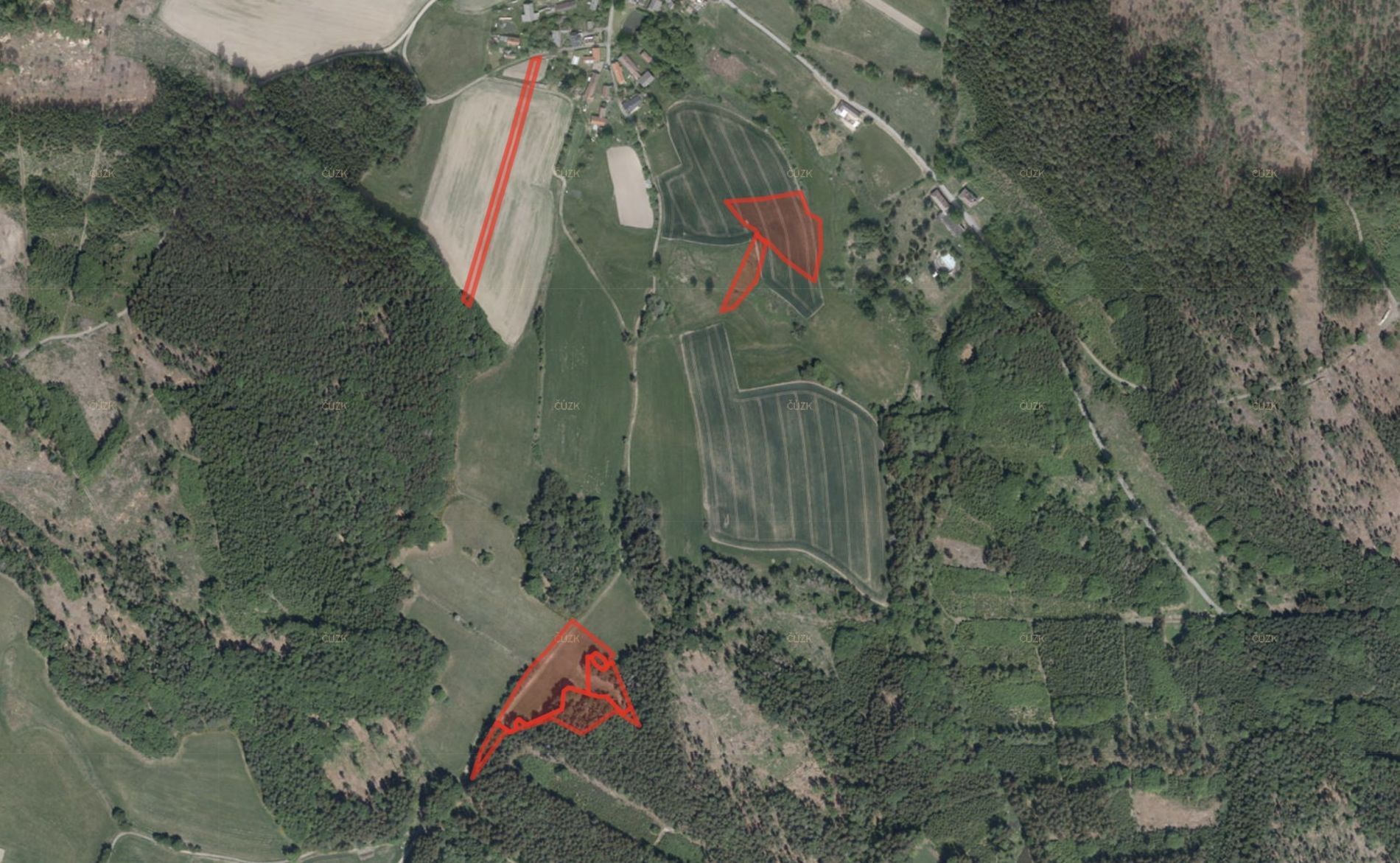 Zemědělské pozemky, Benetice, Světlá nad Sázavou