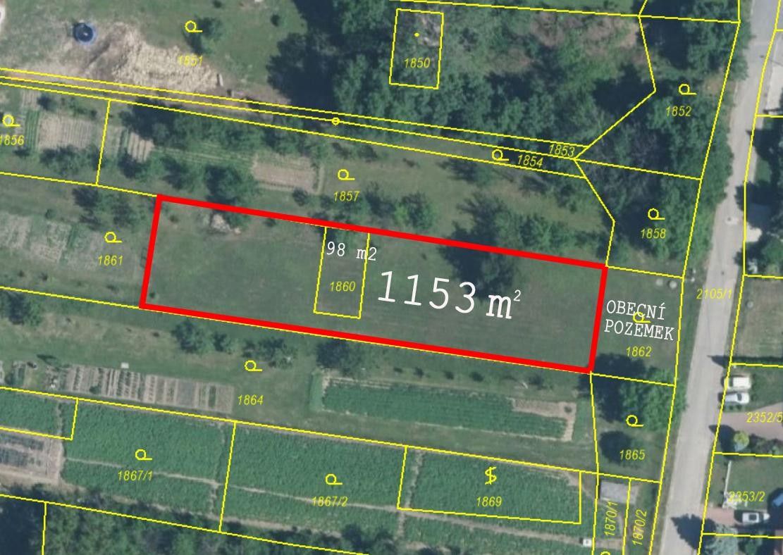 Prodej pozemek pro bydlení - Velká nad Veličkou, 696 74, 1 251 m²