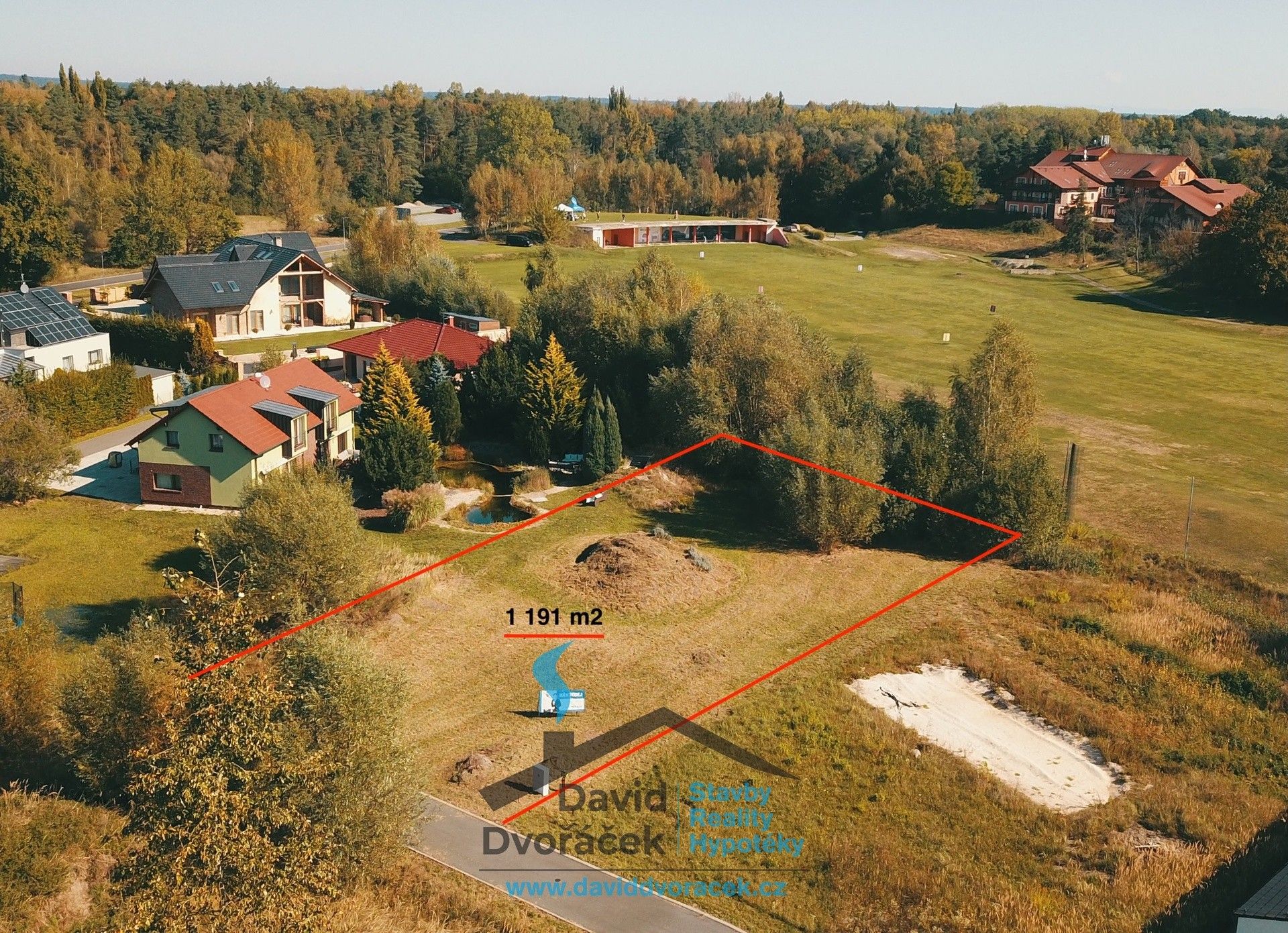 Prodej pozemek pro bydlení - Dříteč, 1 191 m²