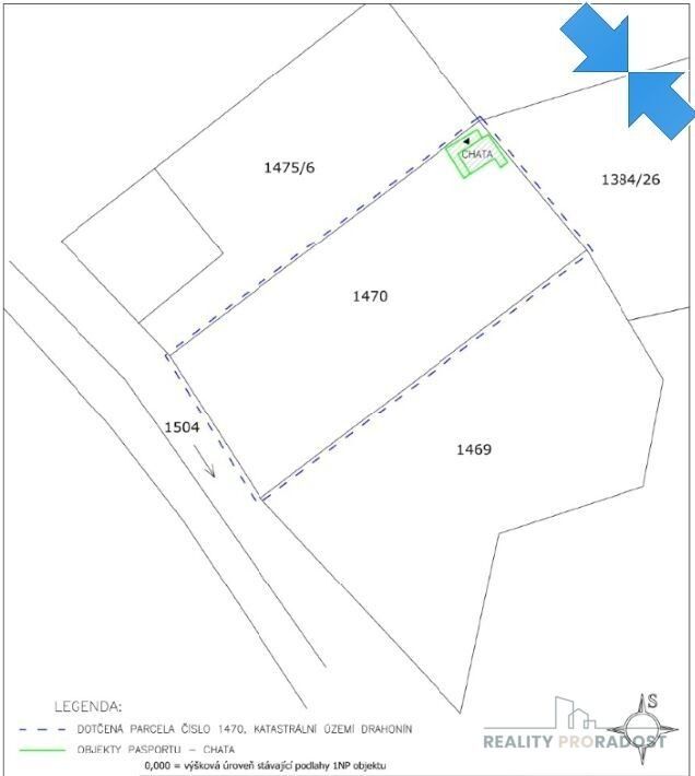 Pozemky pro bydlení, Drahonín, 1 431 m²