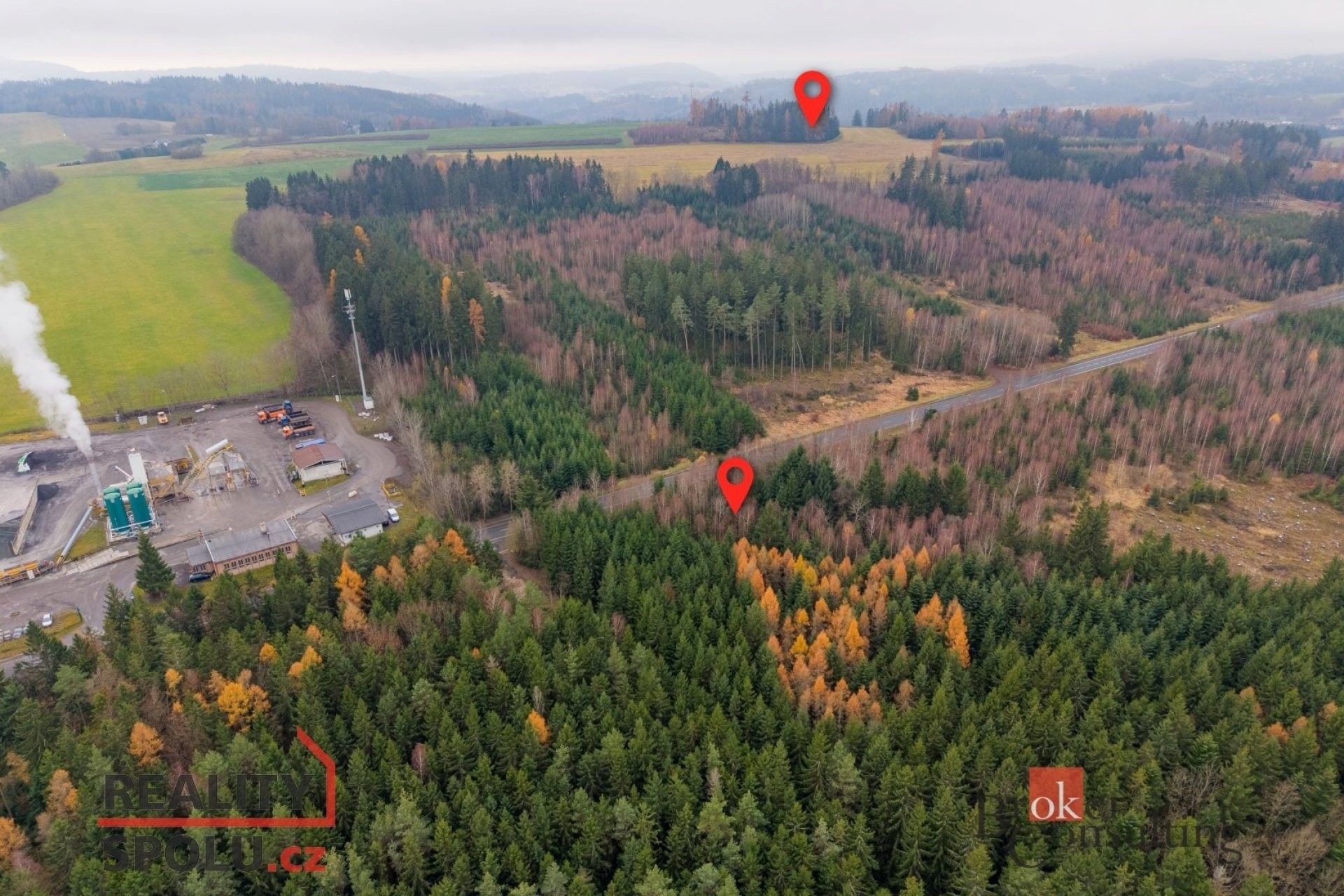 Lesy, Radčice, 5 425 m²