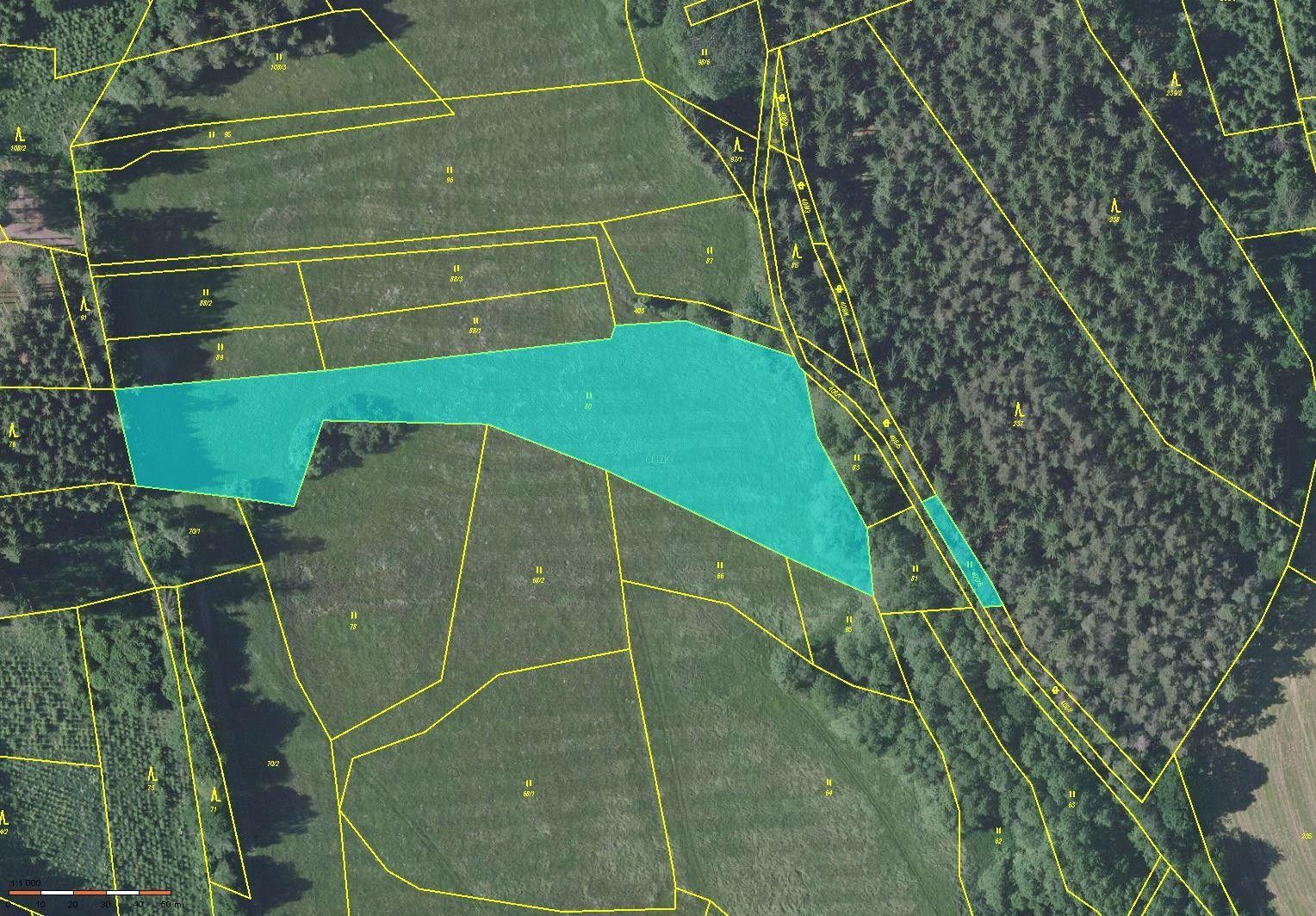 Prodej zemědělský pozemek - Nosákov, Jankov, 11 282 m²