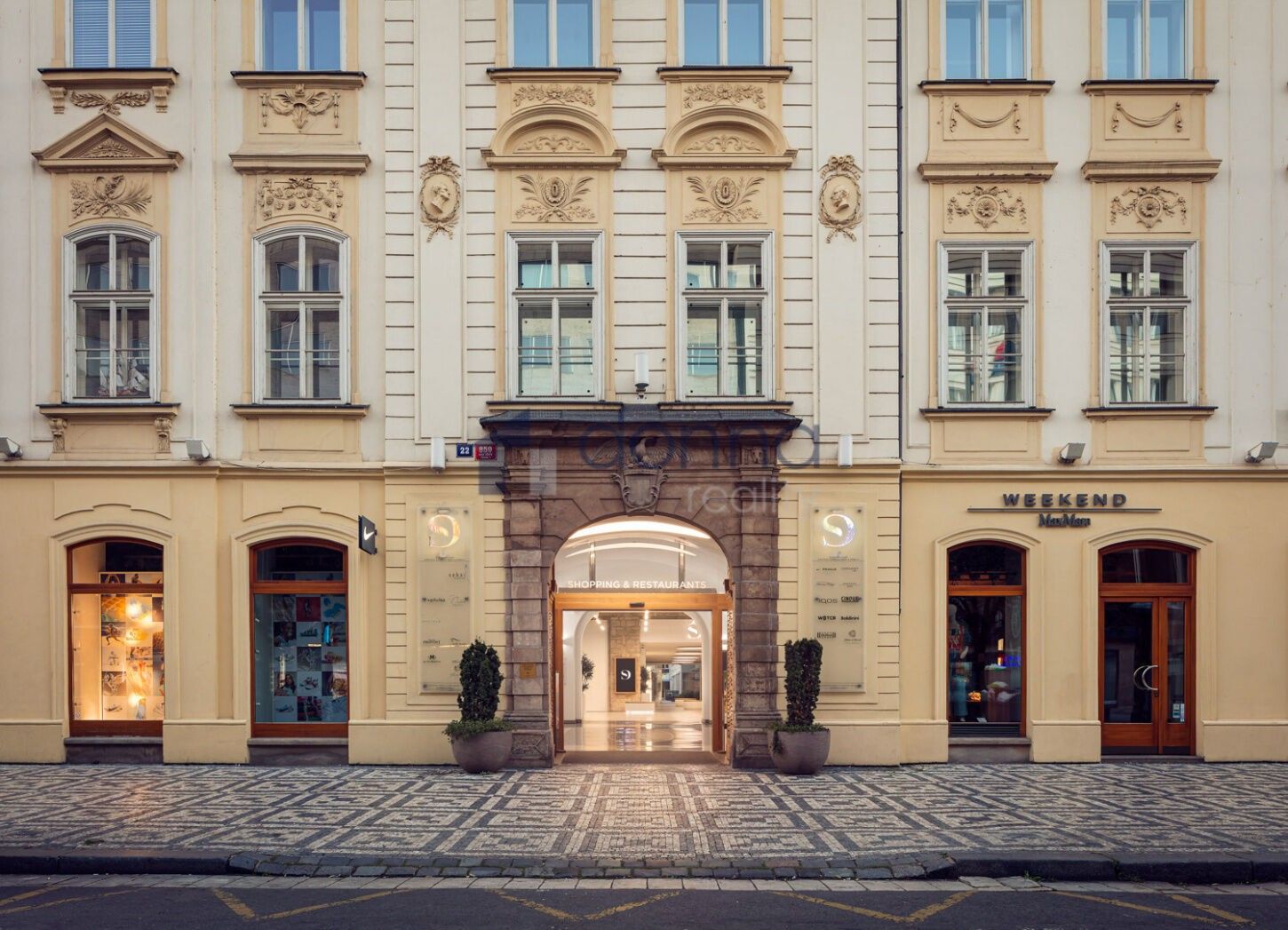 Kanceláře, Na příkopě, Praha, 222 m²