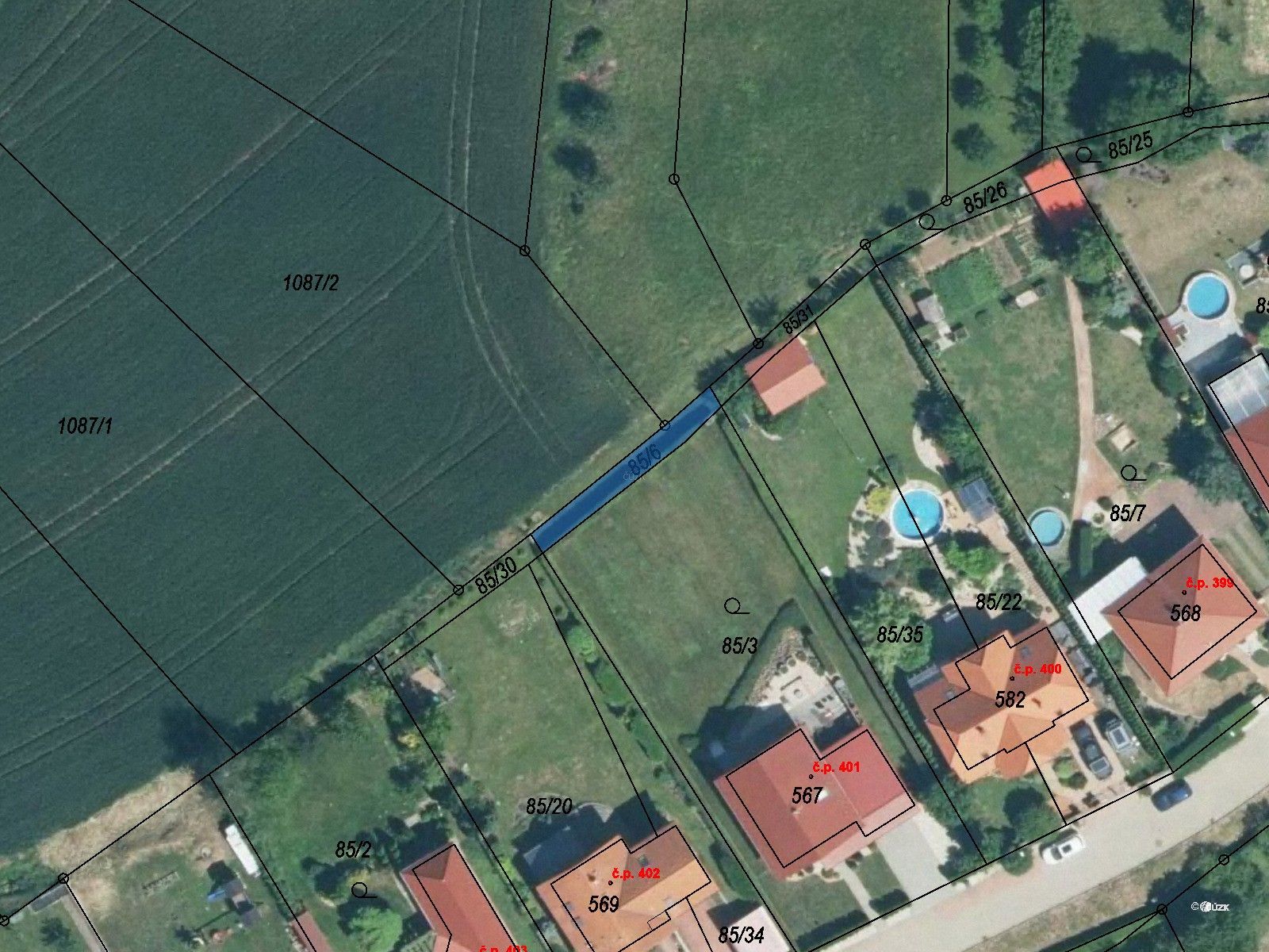 Prodej pozemek - Uherský Ostroh, 59 m²