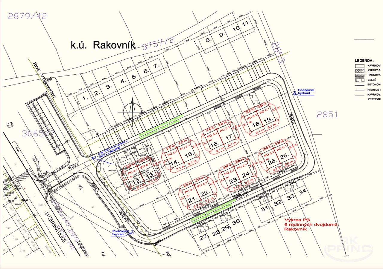 Prodej pozemek pro bydlení - Luženská, Rakovník, 16 839 m²