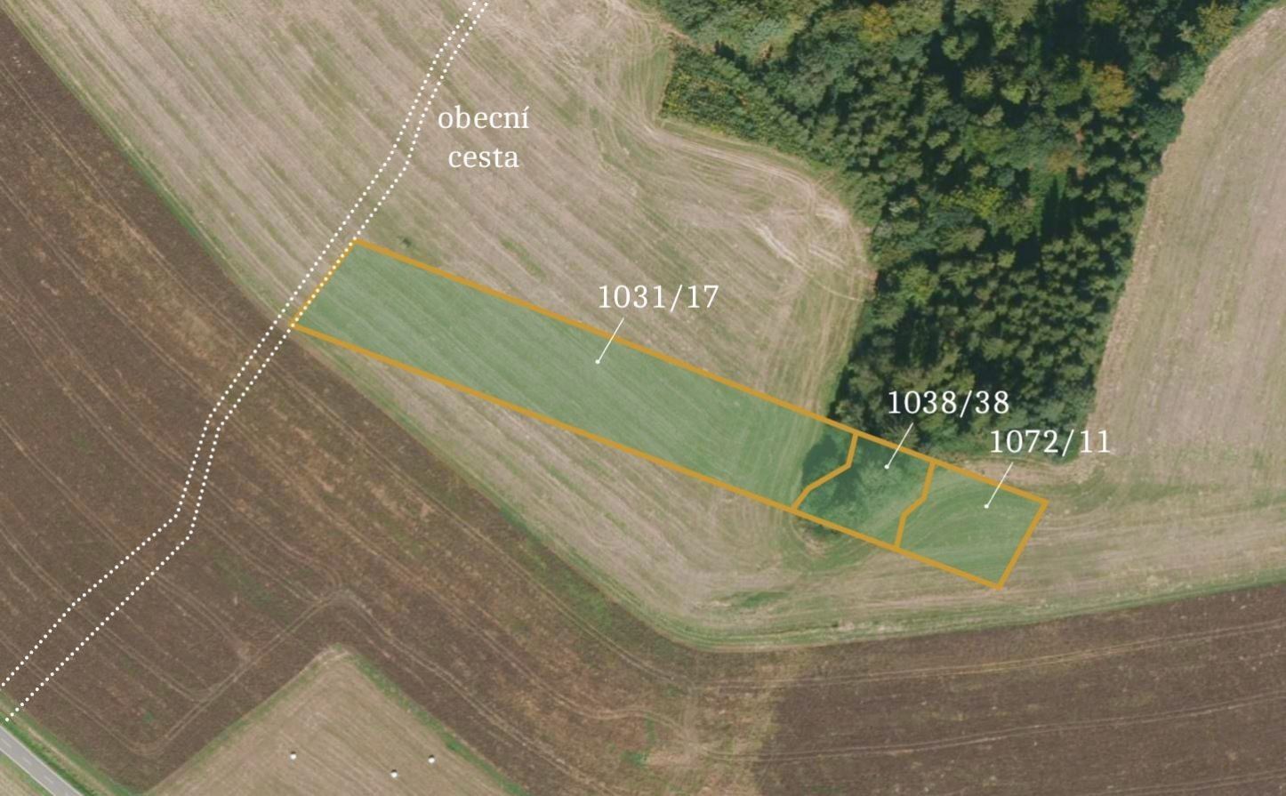 Zemědělské pozemky, Jakubčovice, Hradec nad Moravicí, 10 811 m²