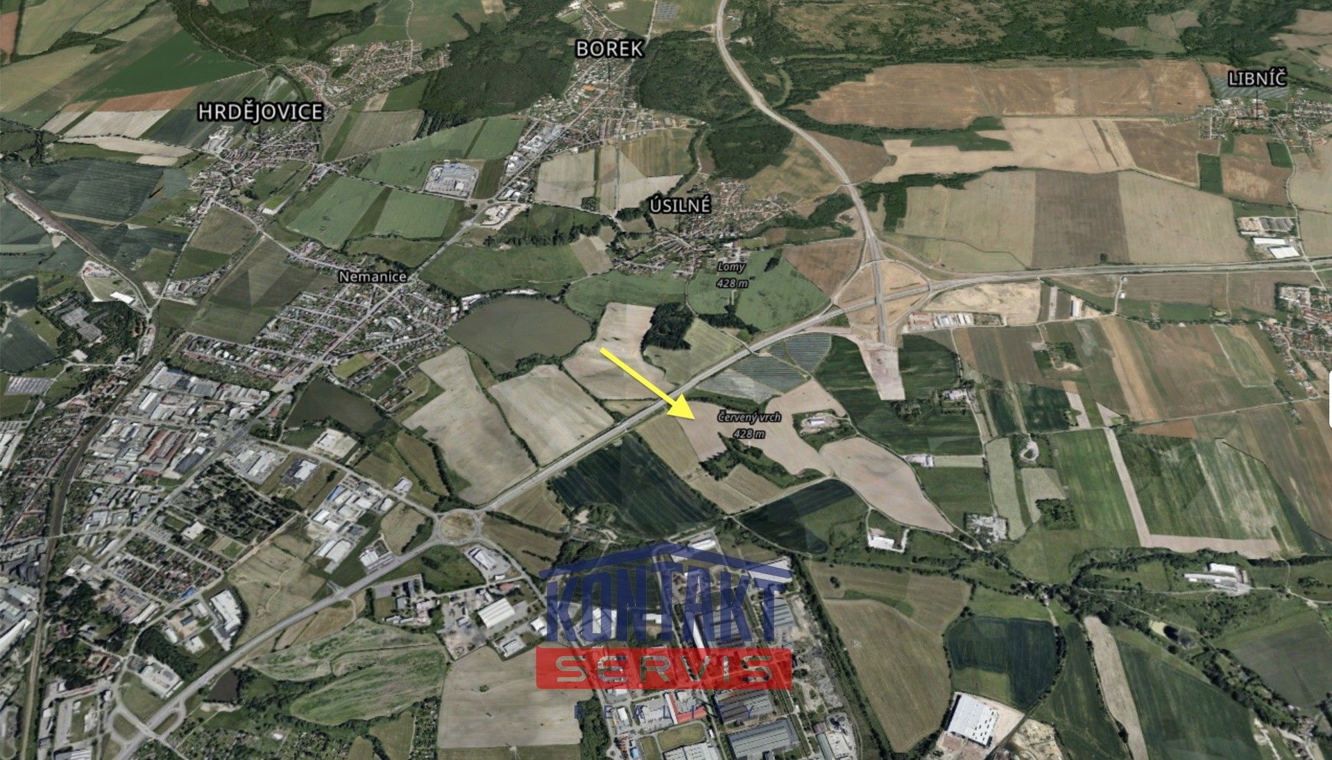 Prodej komerční pozemek - Úsilné