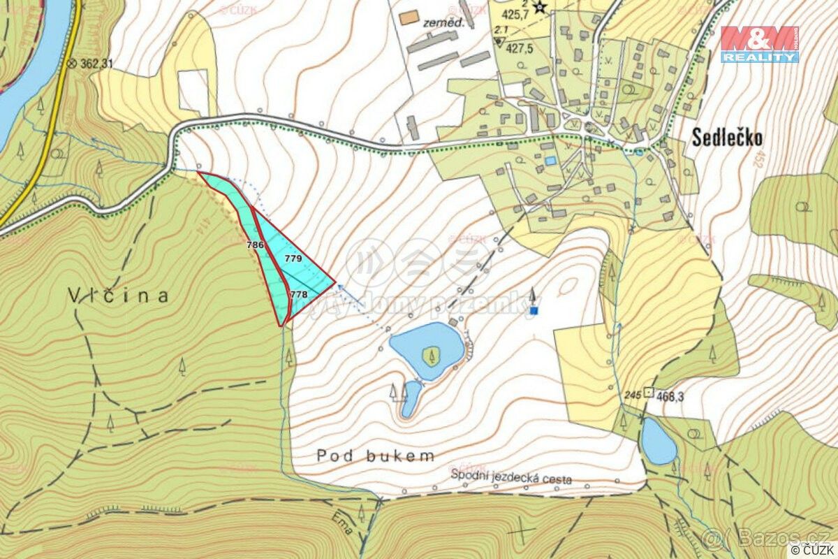 Prodej zemědělský pozemek - Kyselka, 362 72, 15 115 m²