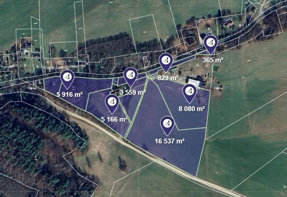 Zemědělské pozemky, Mikulovice, 51 262 m²