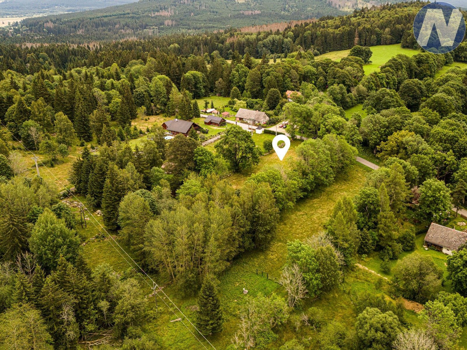 Prodej pozemek pro bydlení - Stožec, 4 283 m²