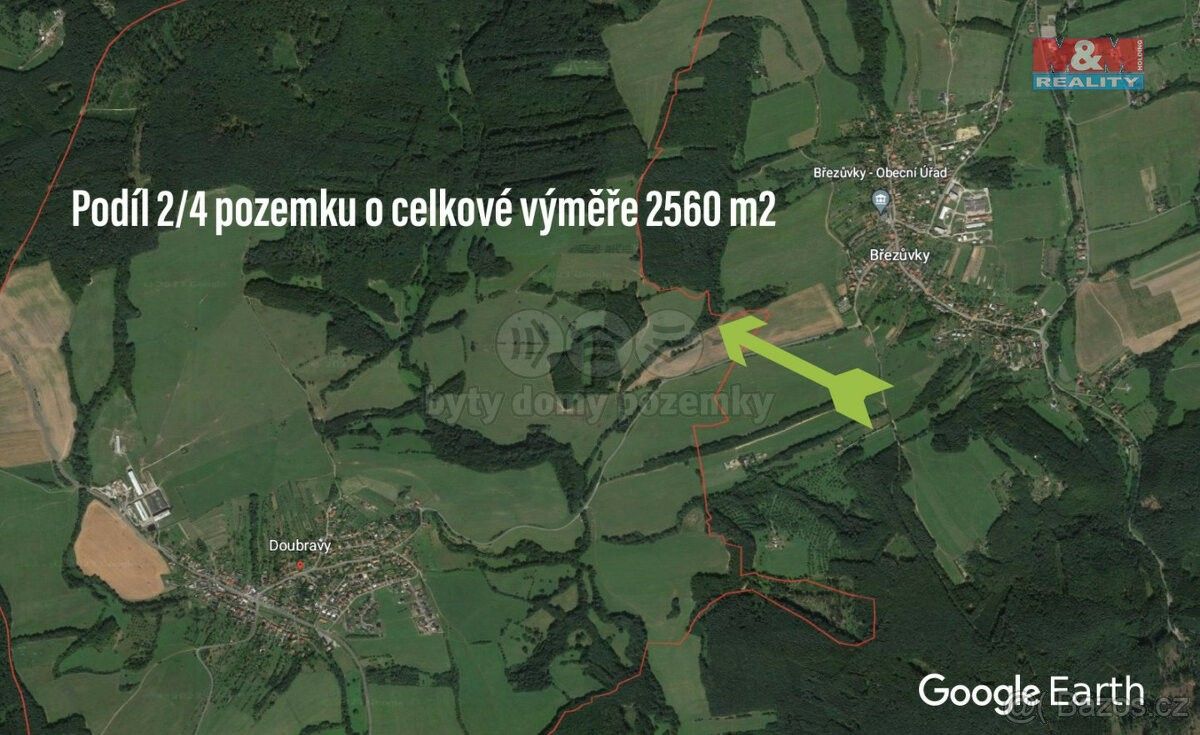 Prodej zemědělský pozemek - Březůvky, 763 45, 1 280 m²